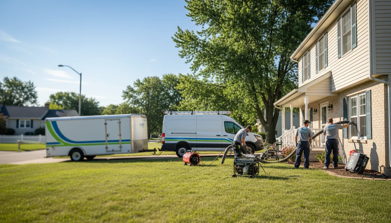 Flooded Basement Restoration And Cleanup With Repair in Moorhead, IA near me